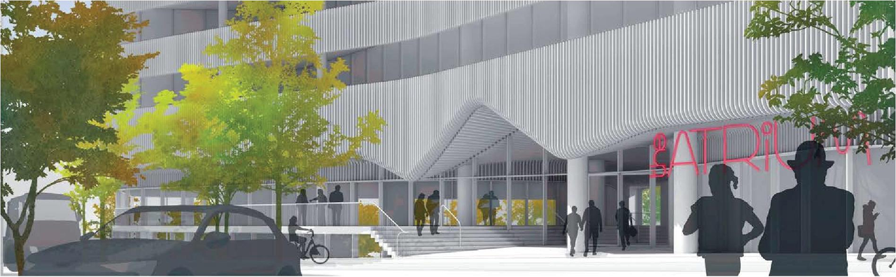 Rendering of building from page 53 of the file 'Application booklet'