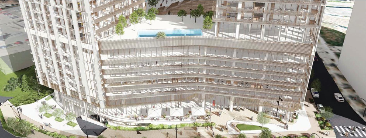 Rendering of building from page 56 of the file 'Application booklet'