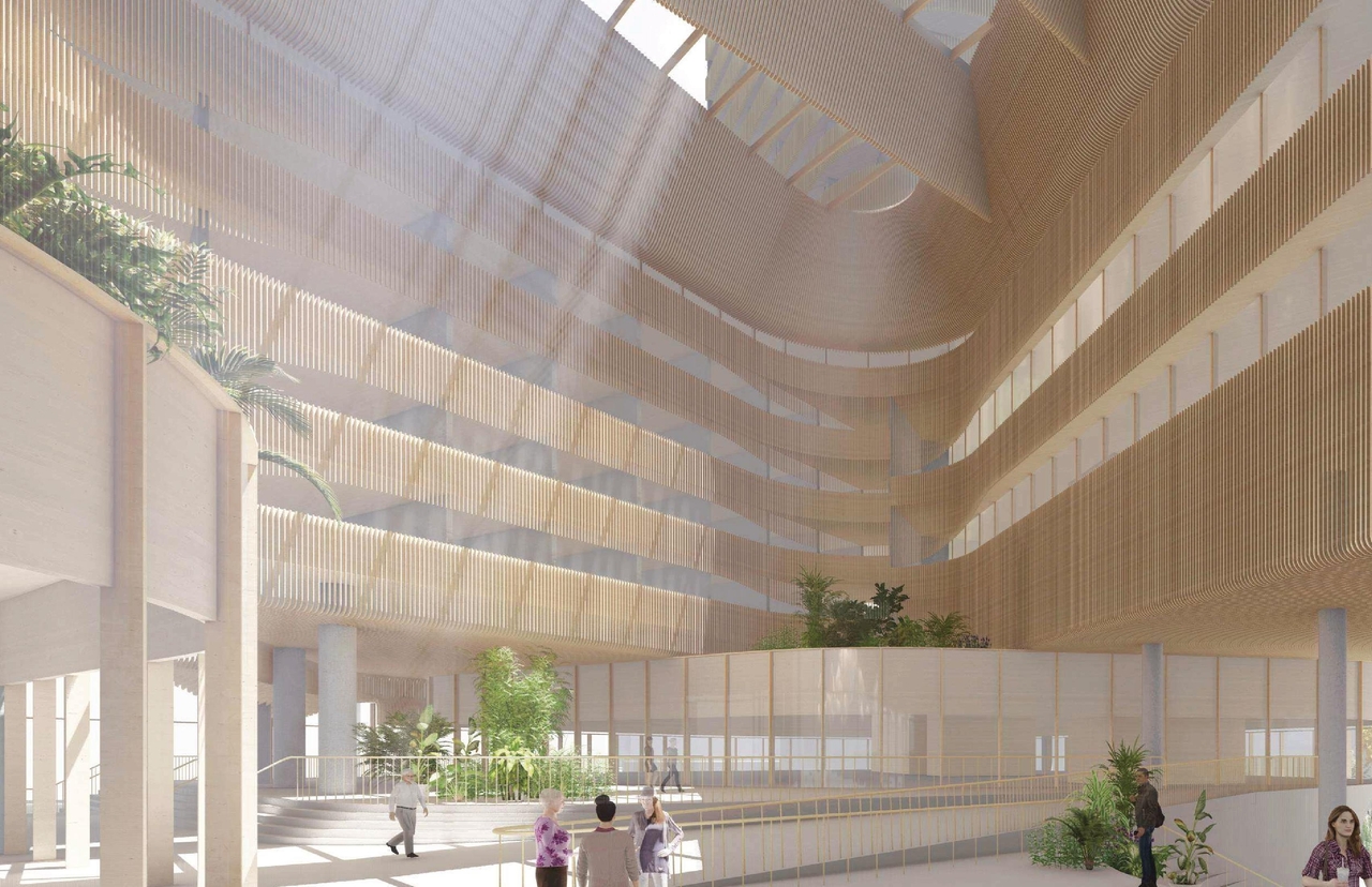 Rendering of building from page 6 of the file 'Application booklet'