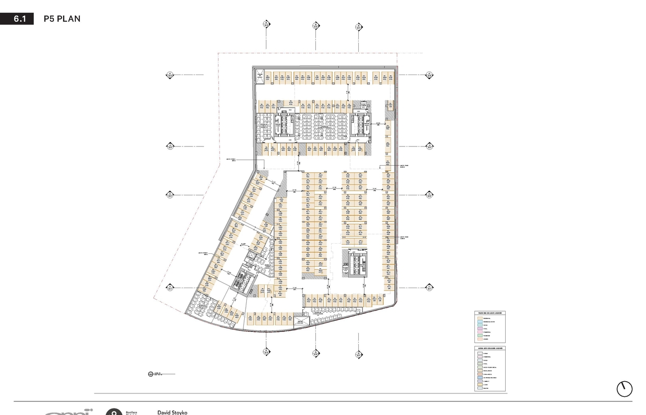 Floor plan for project from page 84 of the file 'Application booklet'