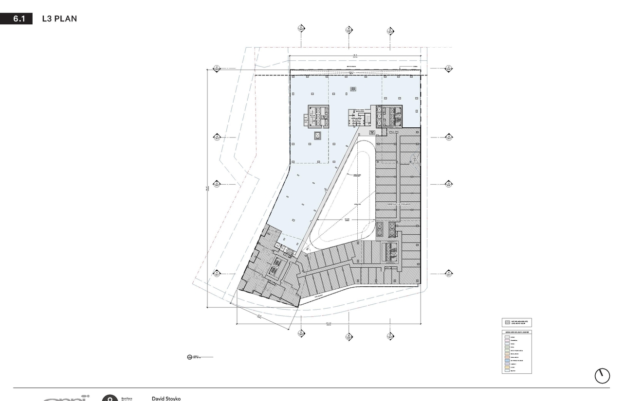 Floor plan for project from page 92 of the file 'Application booklet'