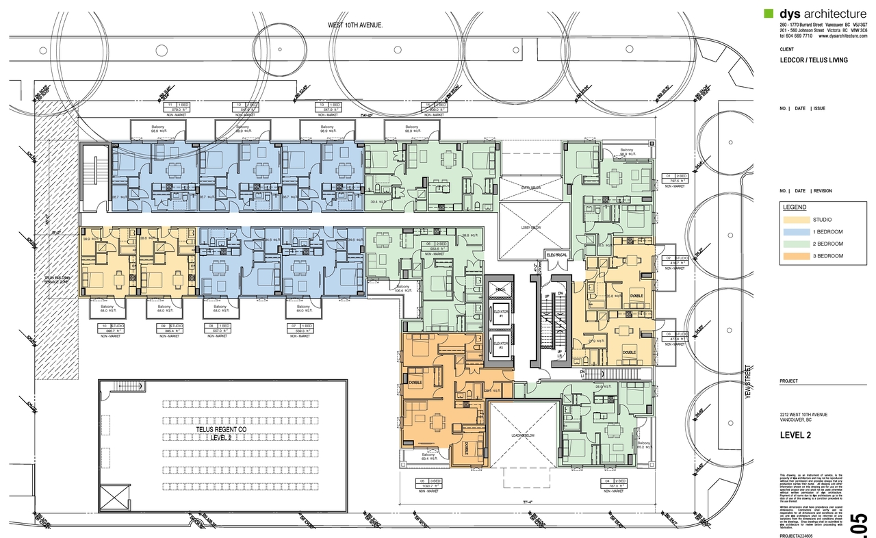 Construction site plan for project from page 40 of the file 'Application booklet'