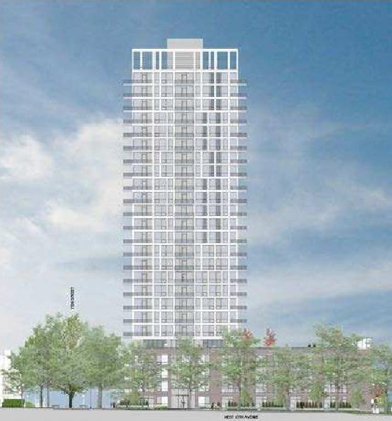 Rendering of building from page 4 of the file 'Referral report'