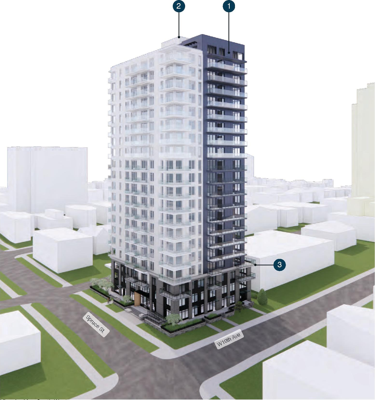 Rendering of building from page 18 of the file 'Application booklet'