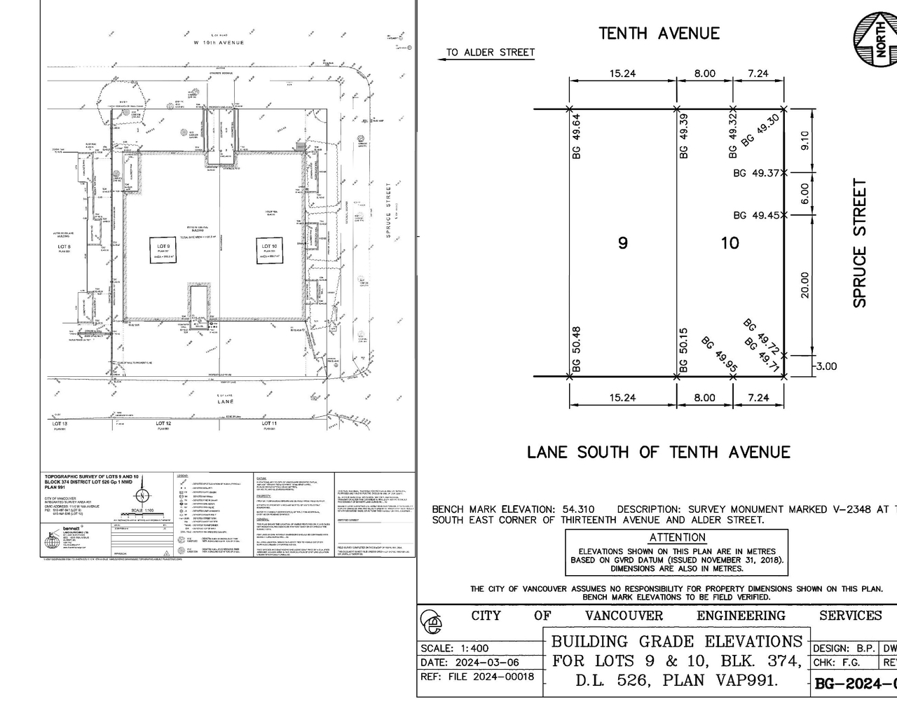 Construction site plan for project from page 33 of the file 'Application booklet'