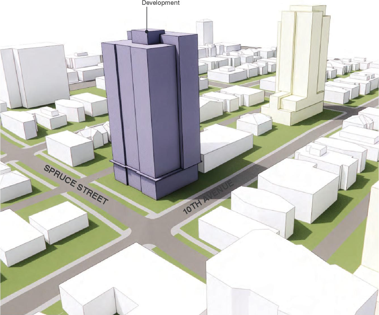 Rendering of building from page 5 of the file 'Application booklet'