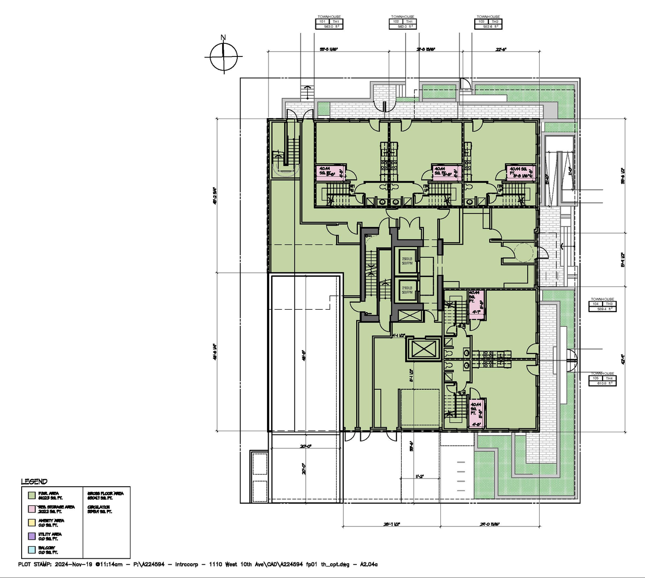 Floor plan for project from page 51 of the file 'Application booklet'