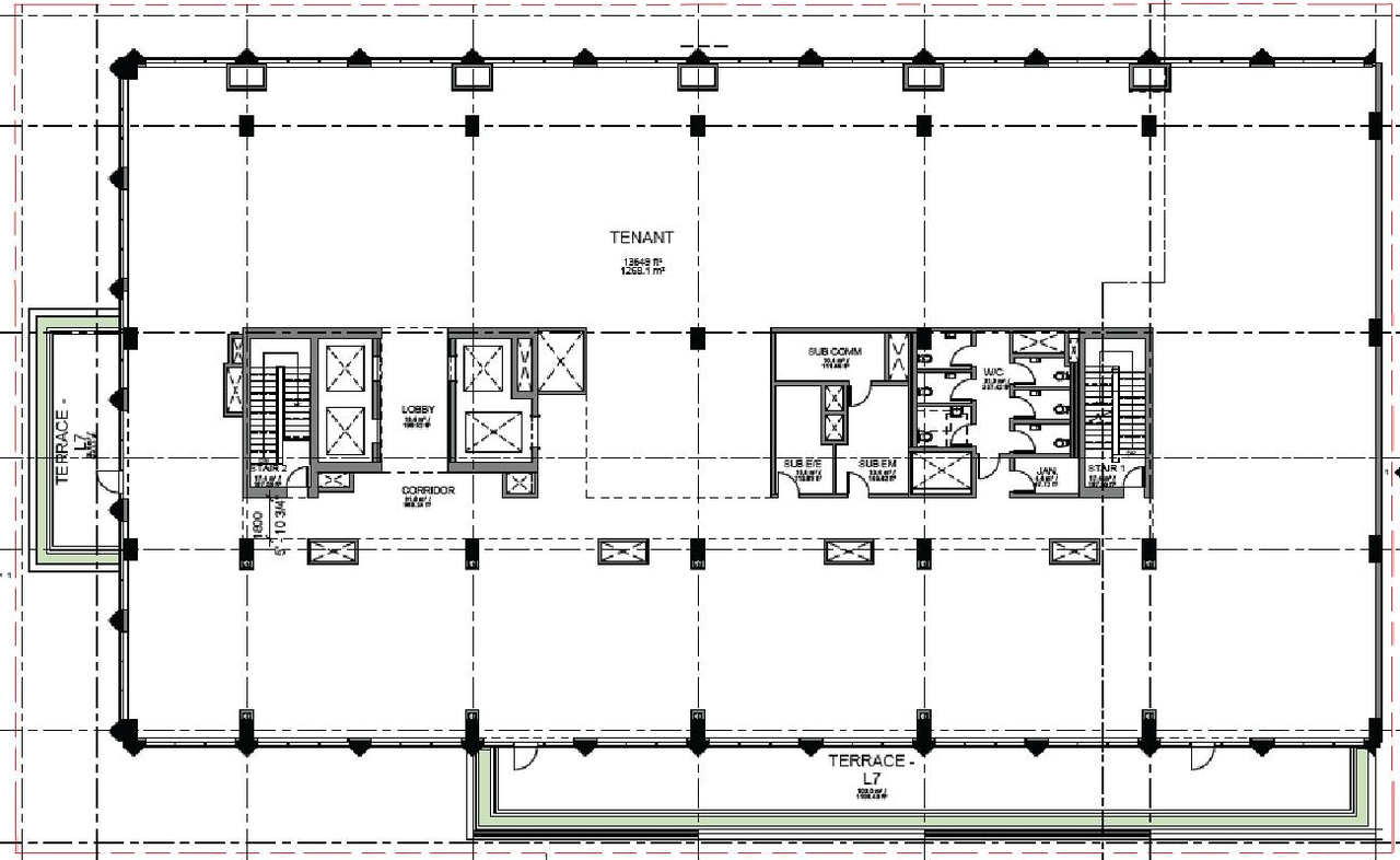 Floor plan for project from page 39 of the file 'Referral report'