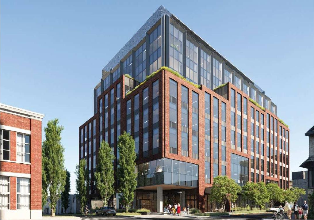 Rendering of building from page 45 of the file 'Referral report'