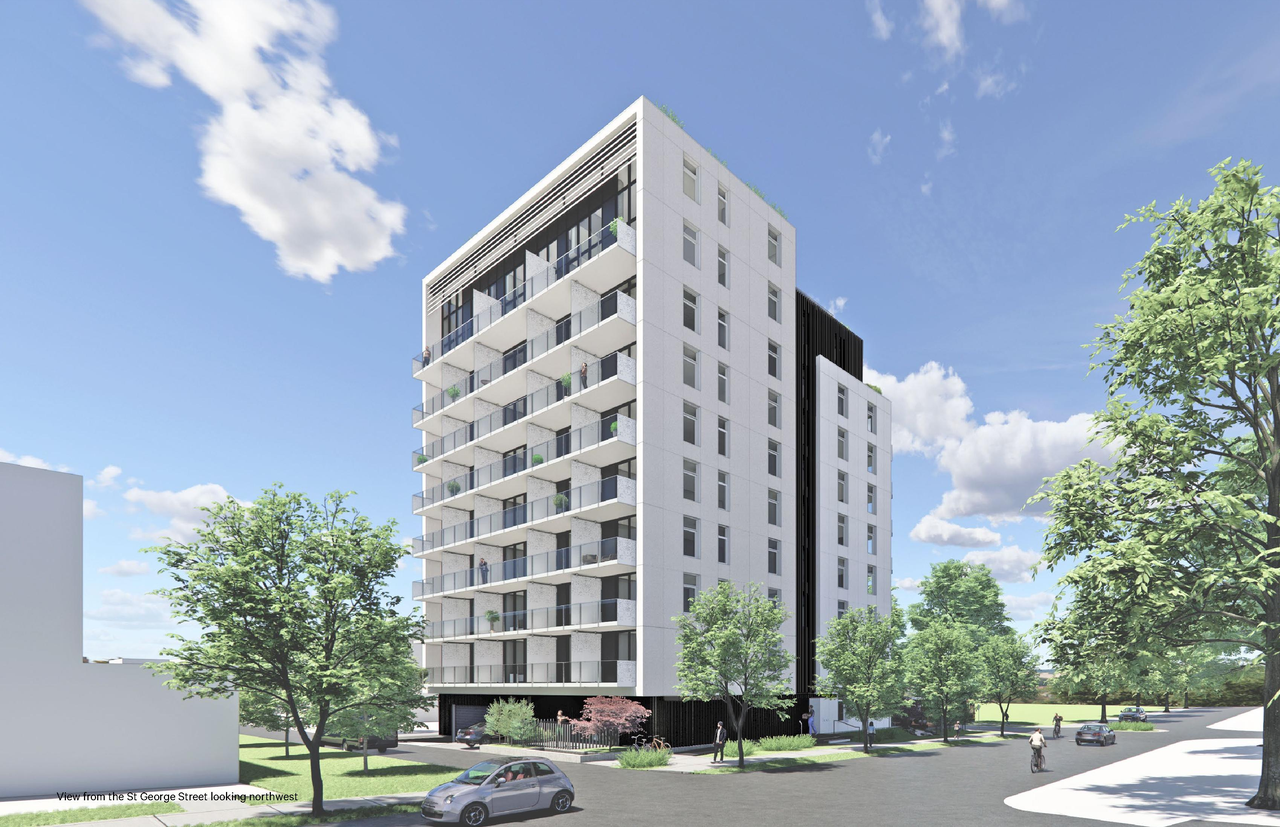 Rendering of building from page 10 of the file 'Application booklet'