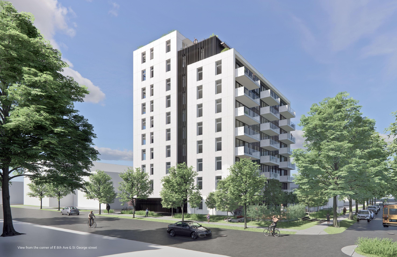 Rendering of building from page 4 of the file 'Application booklet'