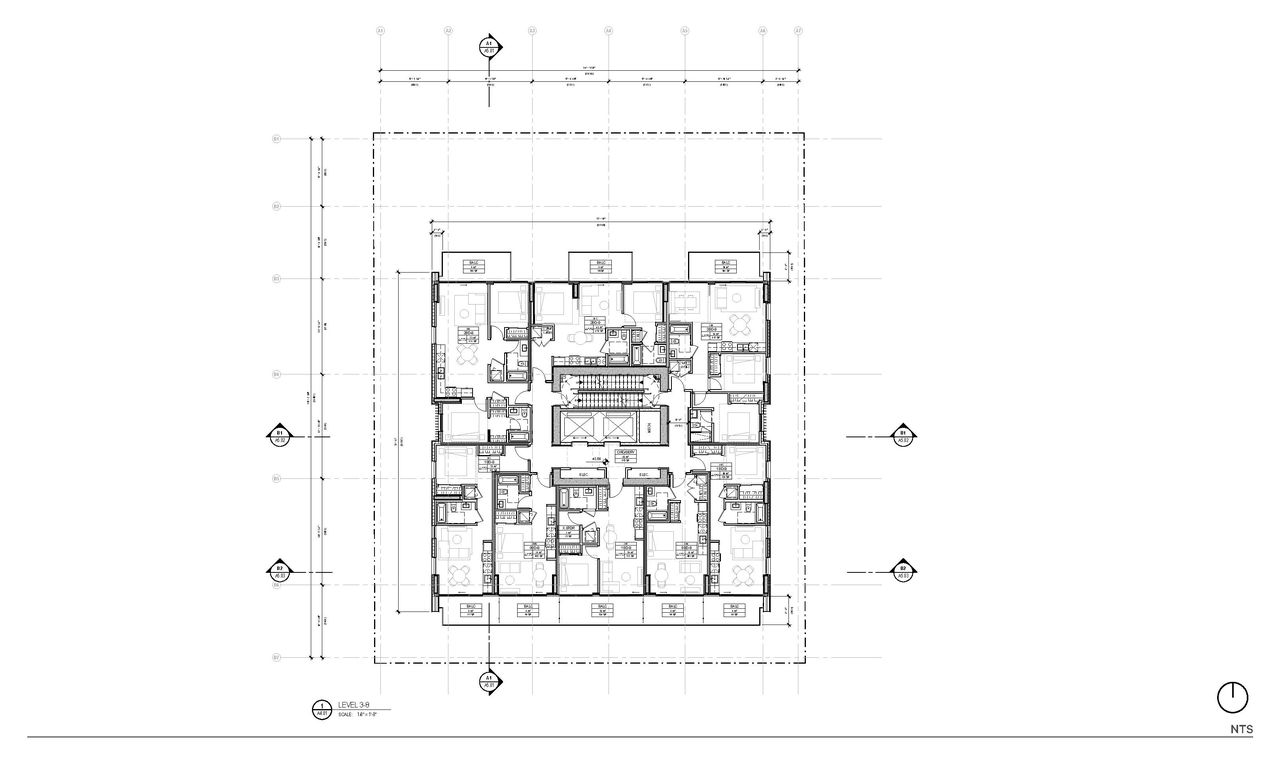 Floor plan for project from page 58 of the file 'Application booklet'