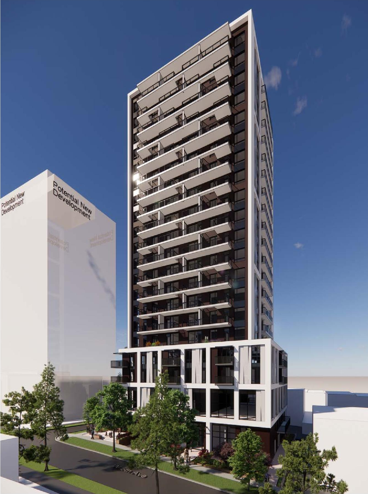 Rendering of building from page 35 of the file 'Application booklet'