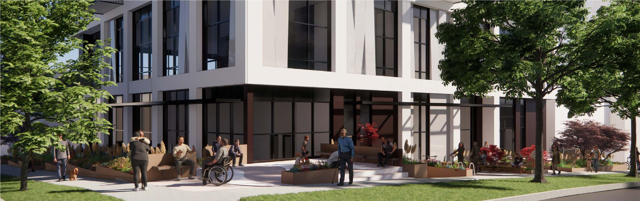 Rendering of building from page 38 of the file 'Application booklet'