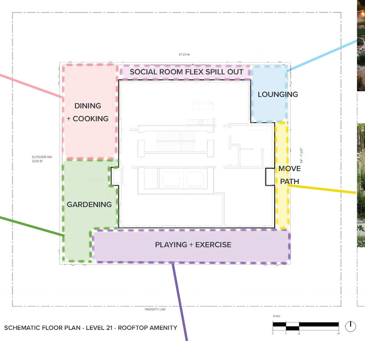 Floor plan for project from page 42 of the file 'Application booklet'