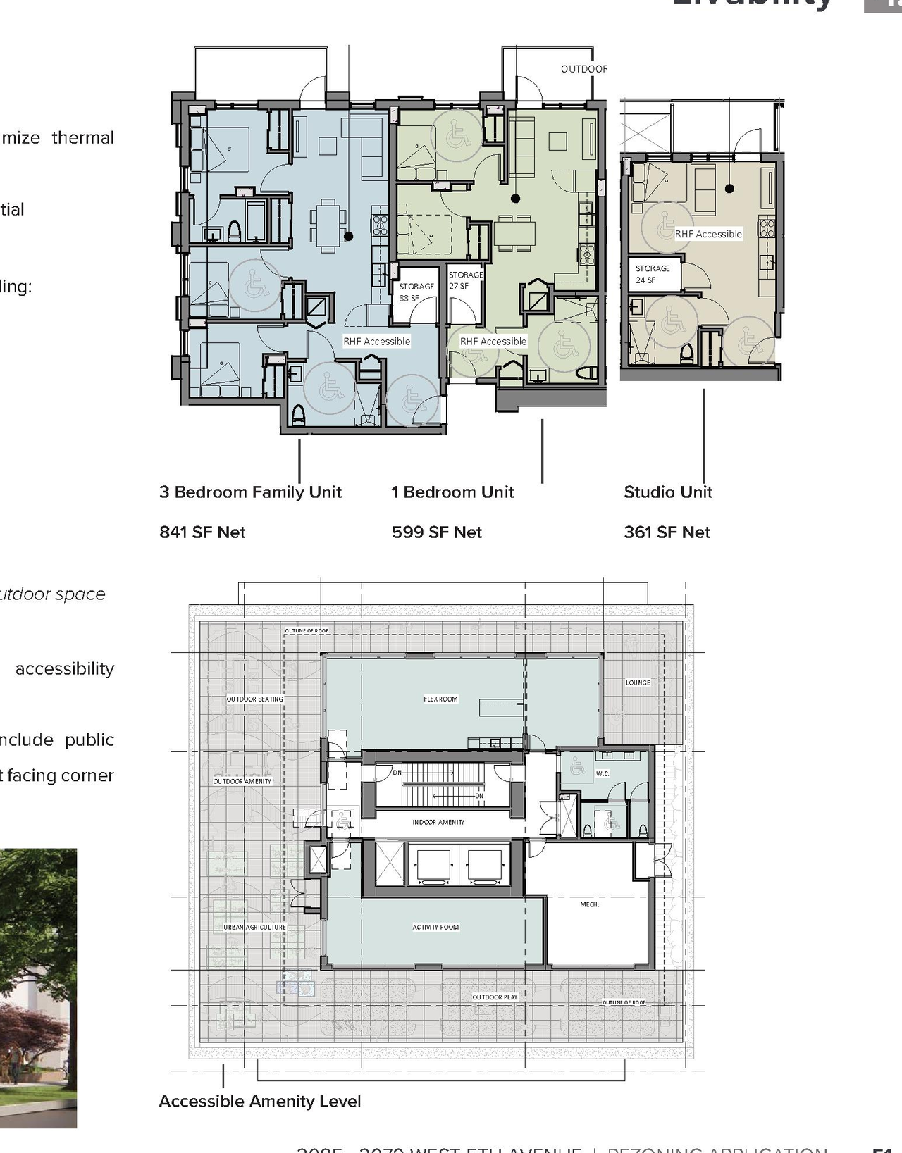 Floor plan for project from page 51 of the file 'Application booklet'