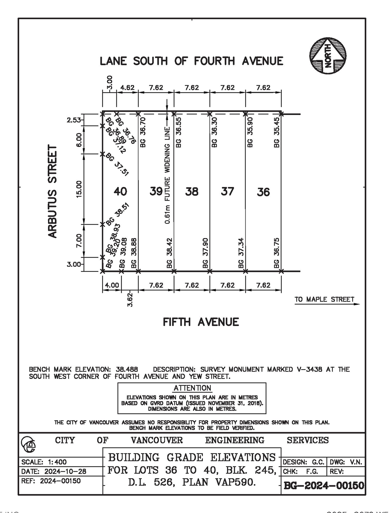 Construction site plan for project from page 61 of the file 'Application booklet'