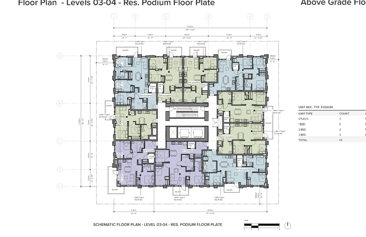 Floor plan for project from page 69 of the file 'Application booklet'