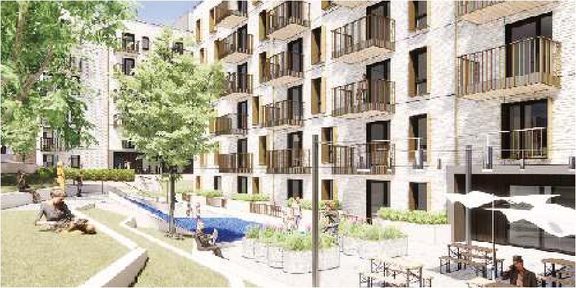 Rendering of building from page 7 of the file 'Application booklet'