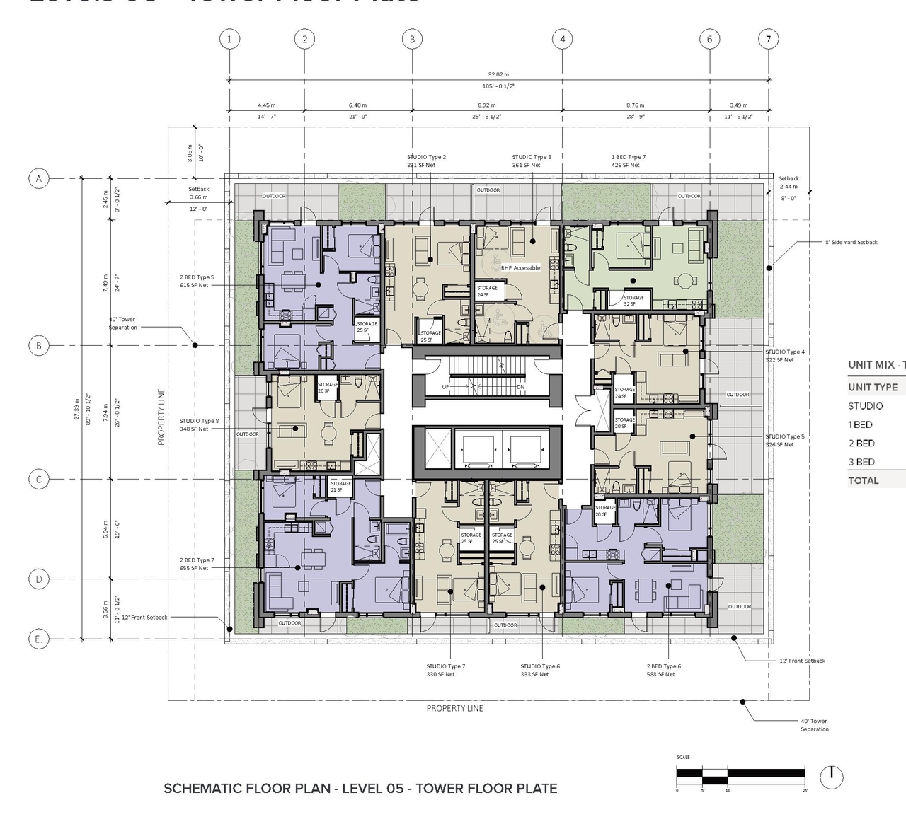 Floor plan for project from page 70 of the file 'Application booklet'