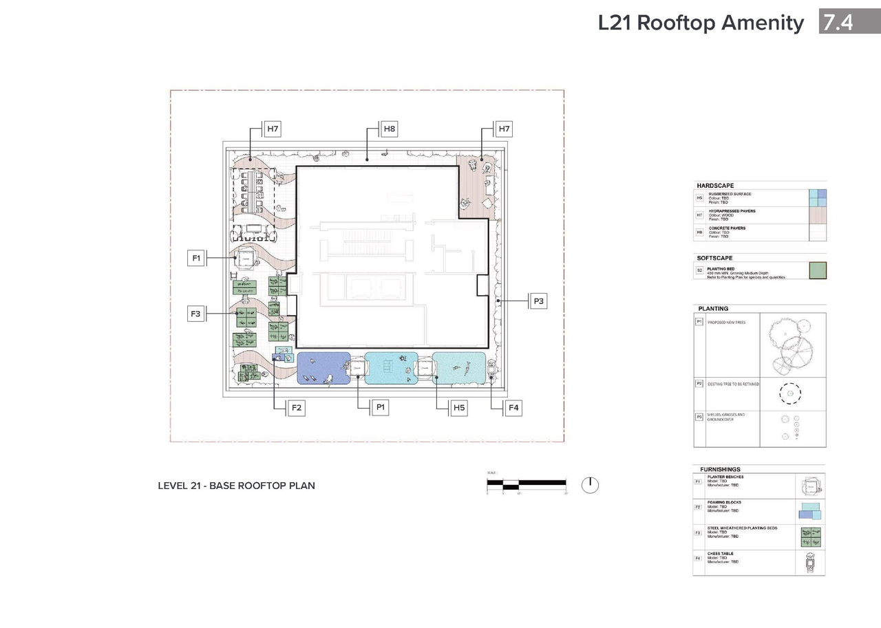 Floor plan for project from page 83 of the file 'Application booklet'