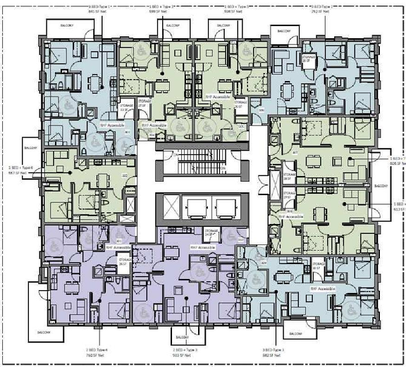 Floor plan for project from page 34 of the file 'Referral report'