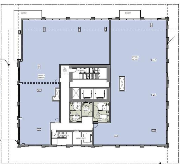 Floor plan for project from page 34 of the file 'Referral report'