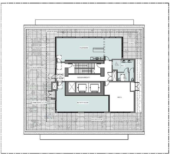 Floor plan for project from page 36 of the file 'Referral report'