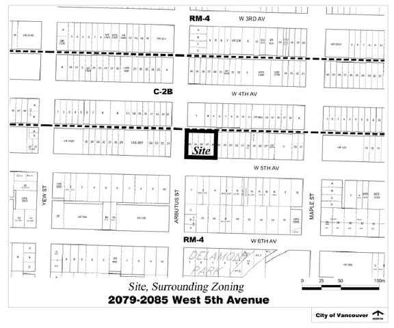 Construction site plan for project from page 4 of the file 'Referral report'