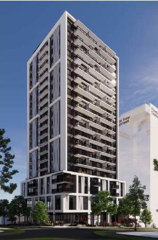 Rendering of building from page 6 of the file 'Referral report'