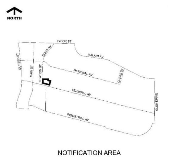 Construction site plan for project from page 36 of the file 'Referral report'