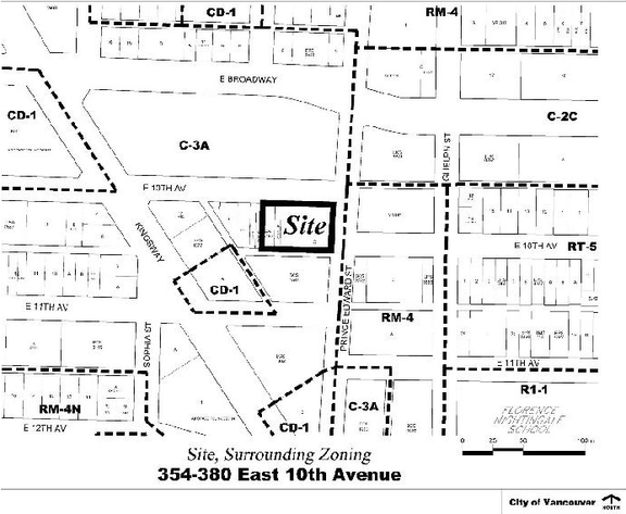 Construction site plan for project from page 3 of the file 'Report'