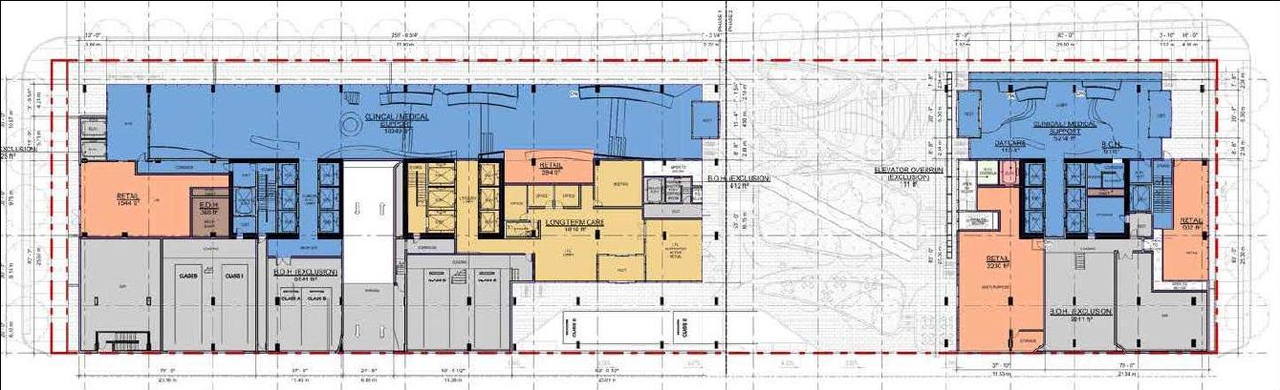 Floor plan for project from page 49 of the file 'Referral report'