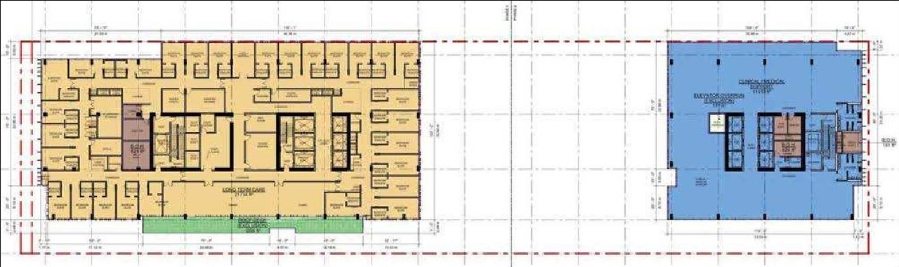 Floor plan for project from page 50 of the file 'Referral report'