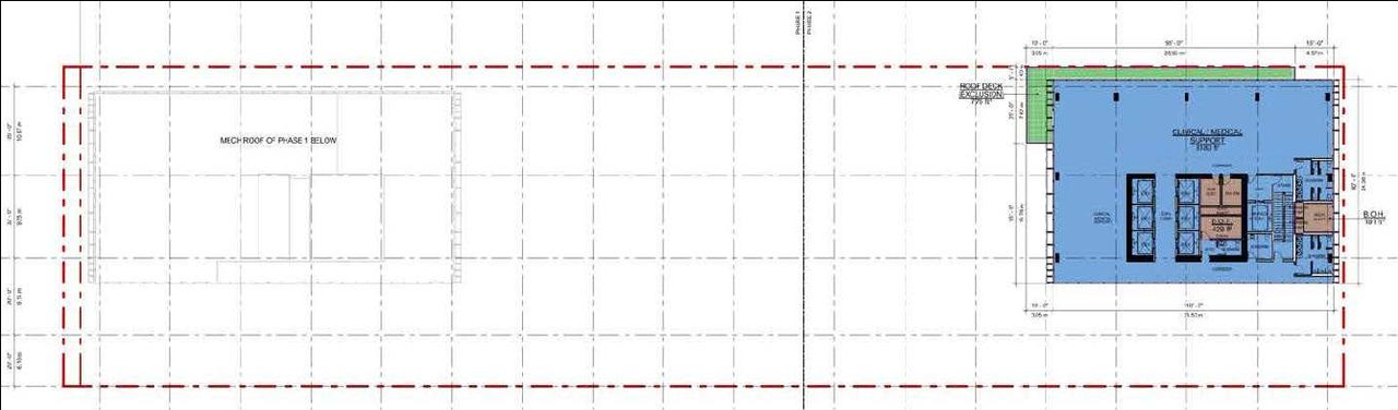 Construction site plan for project from page 51 of the file 'Referral report'