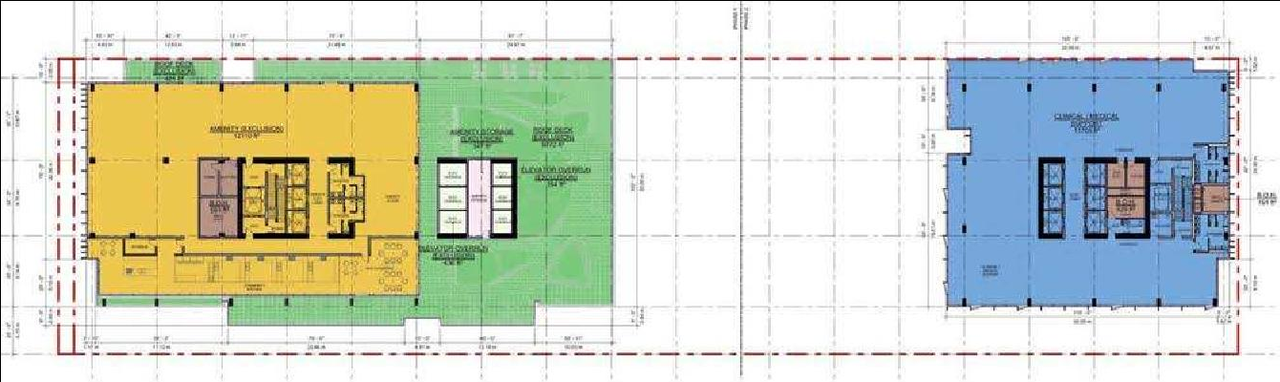 Floor plan for project from page 51 of the file 'Referral report'