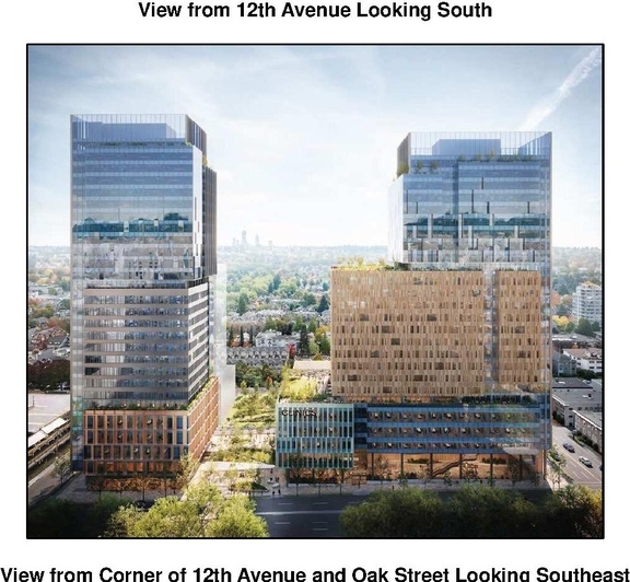 Rendering of building from page 55 of the file 'Referral report'