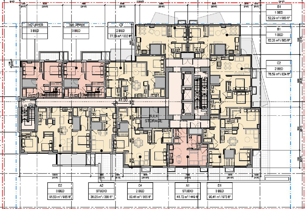 Floor plan for project from page 36 of the file 'Referral report'