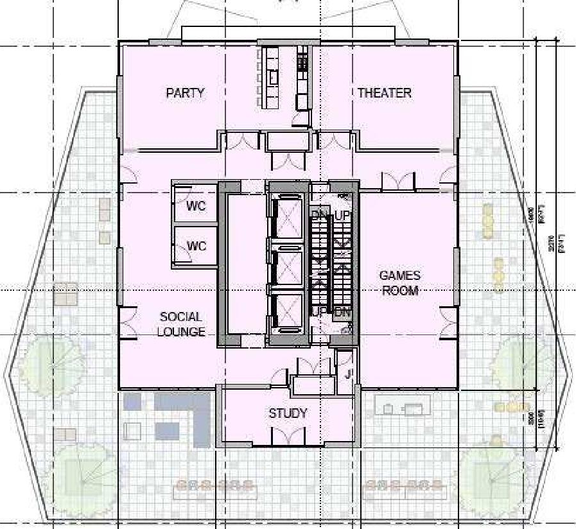 Floor plan for project from page 38 of the file 'Referral report'
