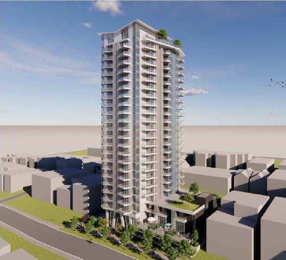 Rendering of building from page 42 of the file 'Referral report'