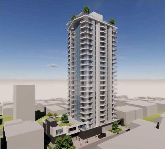 Rendering of building from page 43 of the file 'Referral report'
