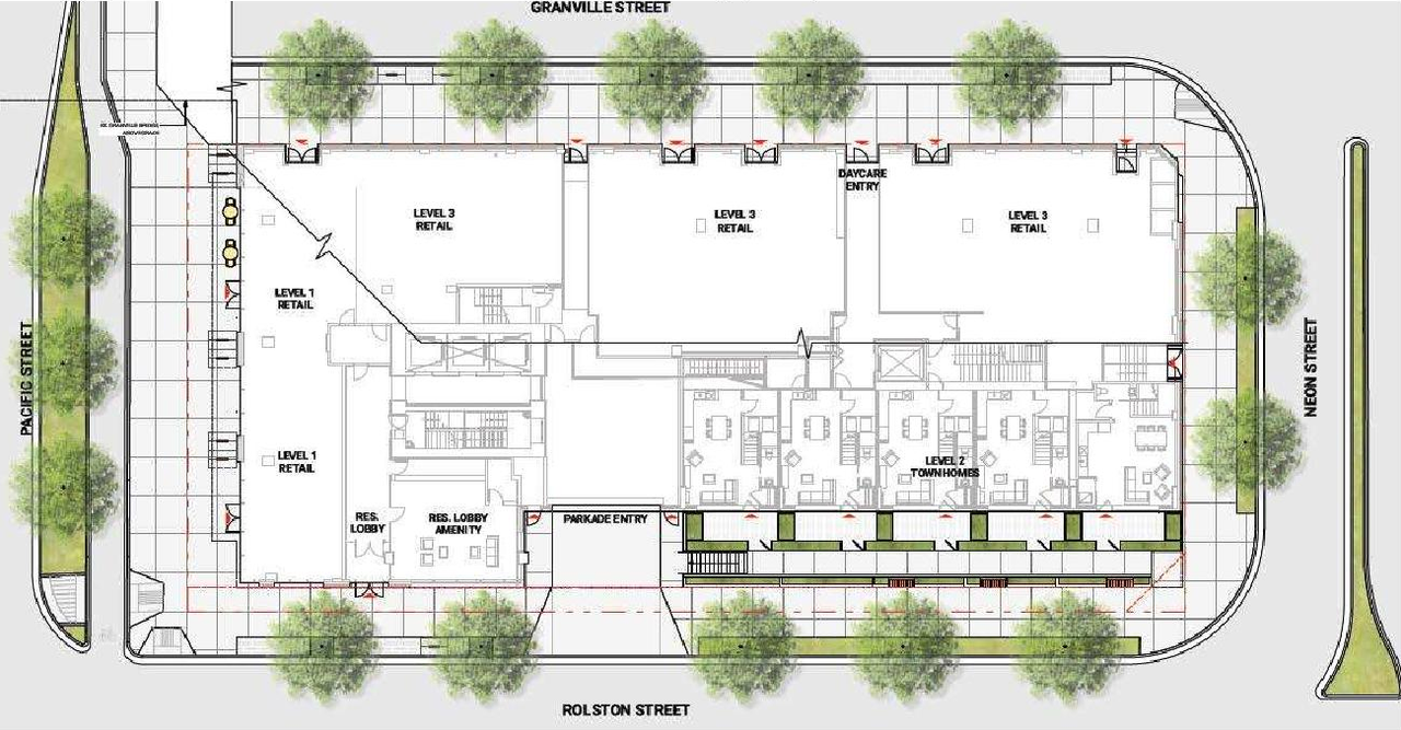 Floor plan for project from page 17 of the file 'Referral report'