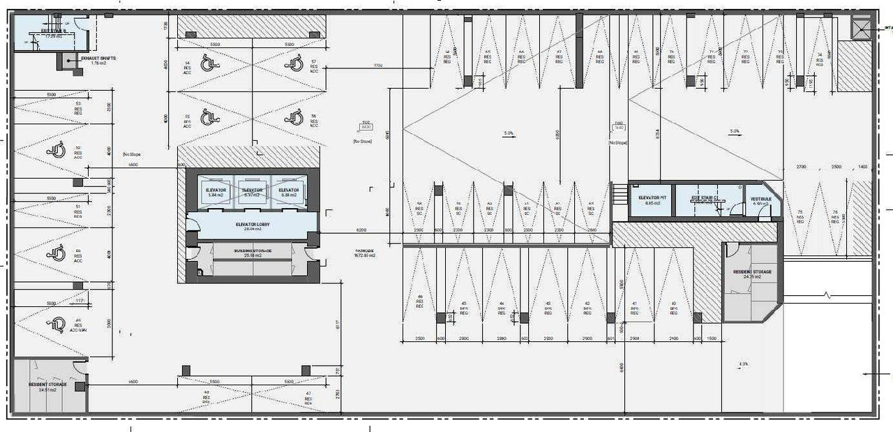Floor plan for project from page 17 of the file 'Referral report'