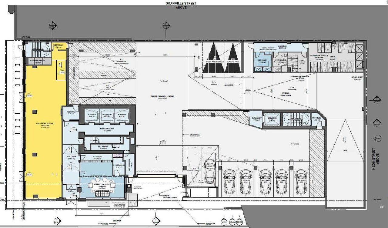 Floor plan for project from page 18 of the file 'Referral report'