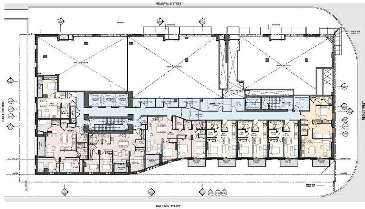 Floor plan for project from page 19 of the file 'Referral report'