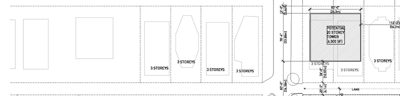 Construction site plan for project from page 15 of the file 'Application booklet'
