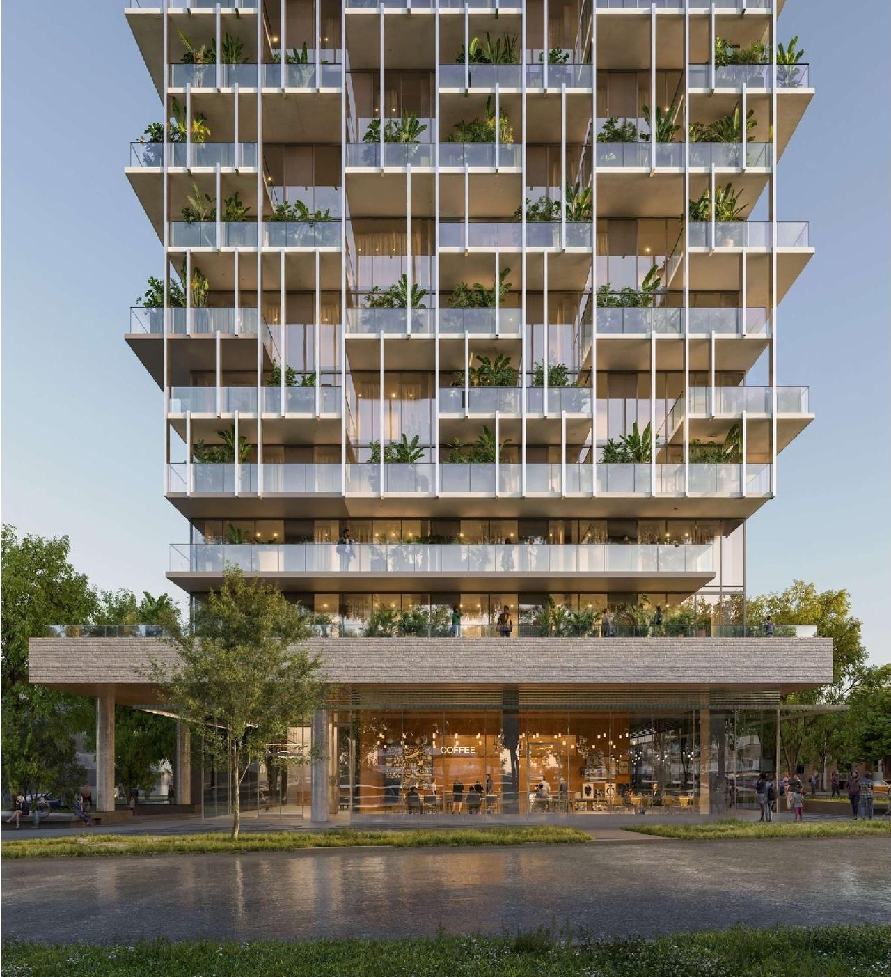 Rendering of building from page 38 of the file 'Application booklet'