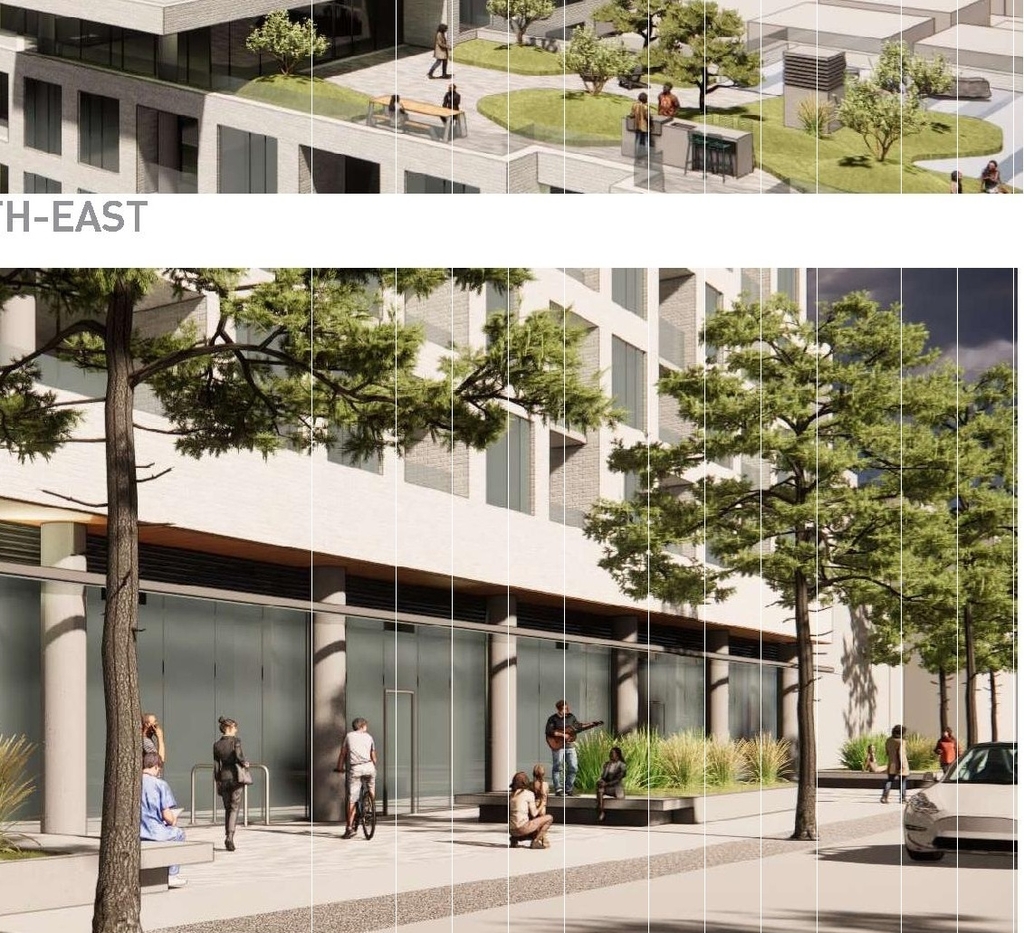 Rendering of building from page 40 of the file 'Application booklet'