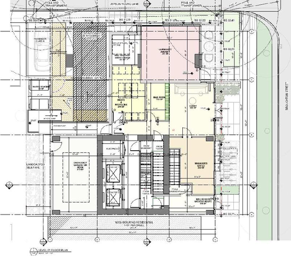 Floor plan for project from page 27 of the file 'Referral report'