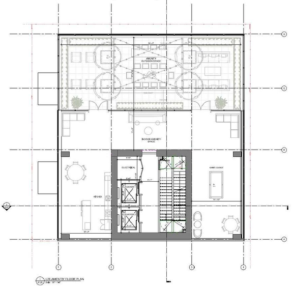 Floor plan for project from page 28 of the file 'Referral report'